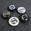 4Pcs Car Wheel Hub Center Cover 3D Shaped Wheel Hub Cover Sticker For Volvo ES90 EC40 EX40 EM90 XC90 V90 V60 XC60 V40 S80 S60