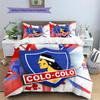 Club Deportivo Colo-Colo Pattern Bedding Quilt Set  Home Decoration  Gift (1 * duvet cover + 2 * pillowcase  without core)