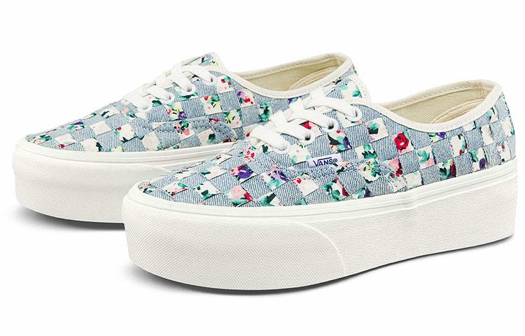 Оригинальные женские кеды Vans Stackform 'Woven - Floral and Denim' VN0A5KXXAZA