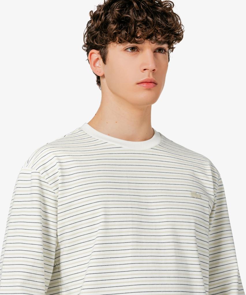 LACOSTE Men'S Long Sleeve Striped T-Shirt Th338E-56G 001