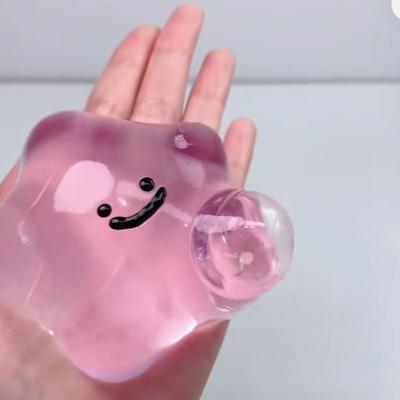 Выдавливание Угрей TPR Хрустальный Шар Прозрачная Симуляция Кролика Водяной Шар Игрушка для Сдавливания Твердая Звезда Пузырь Осьминог Игрушка для Сдавливания