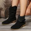 2025 Fall/Winter New Arrival Women's Versatile Martin Boots 5 Fashionable Suede Martin Boots