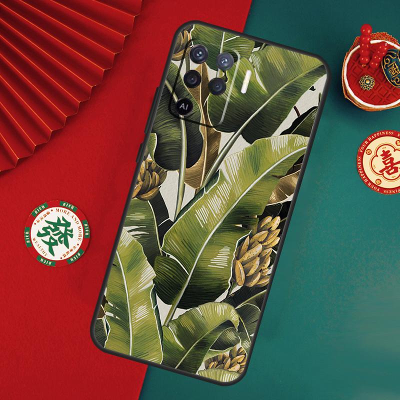 Чехол с тропическим узором для Oppo A78 A98 A58 A38 A18 A54 A74 A94 A80 A60 A40 A96 A76 A16 A15 A17 A57 A5 A6 Pro