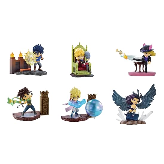 Re-Ment JoJo's Bizarre Adventure on DESK -Phantom Blood & Battle Tendency- 1BOX H130mm×W70mm×D70mm A