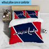 Capitals ice hockey 3PCS Bedding set,Ideal for 1pc Duvet Cover And 2pcs Pillowcases Perfect for Fan gift,Ideal for Bedroom, Dormitory