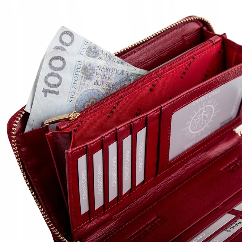 ZBPD-BS-5297 RED Women' wallet ROYAL + CERTIFICATE