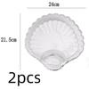 Creative Fanshaped Spice Plates Seashell Shape Dumplings Bowl Serving Tray Dipping Sauce Salad Fruit Plate Kitchen Tableware