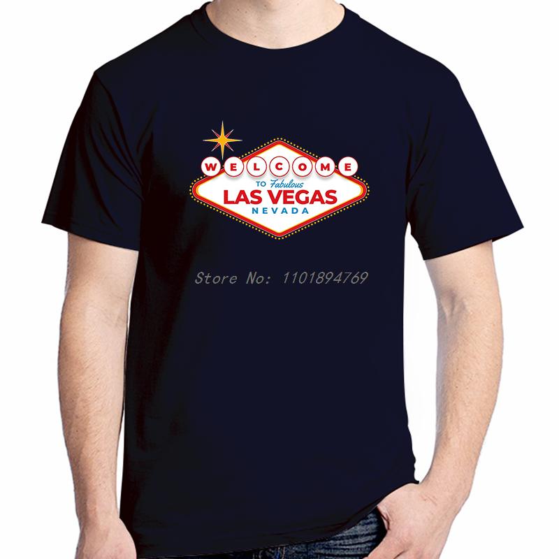 Velocitee Unisexs Las Vegas Sign Cotton Tshirt Sin City Gambling Nevada Usa America Fashion Graphic T Shirts Short Sleeve Tshirt