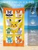 Digimon Beach Towel, Anime Fan Favorite Character Print Quick-Dry Towel for Beach, Pool, Summer Vacations and Anime Enthusiasts