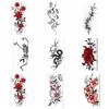 Long Lasting Rose Temporary Tattoo Flower Body Art Sticker Sweet Instant Decals  Daily Use