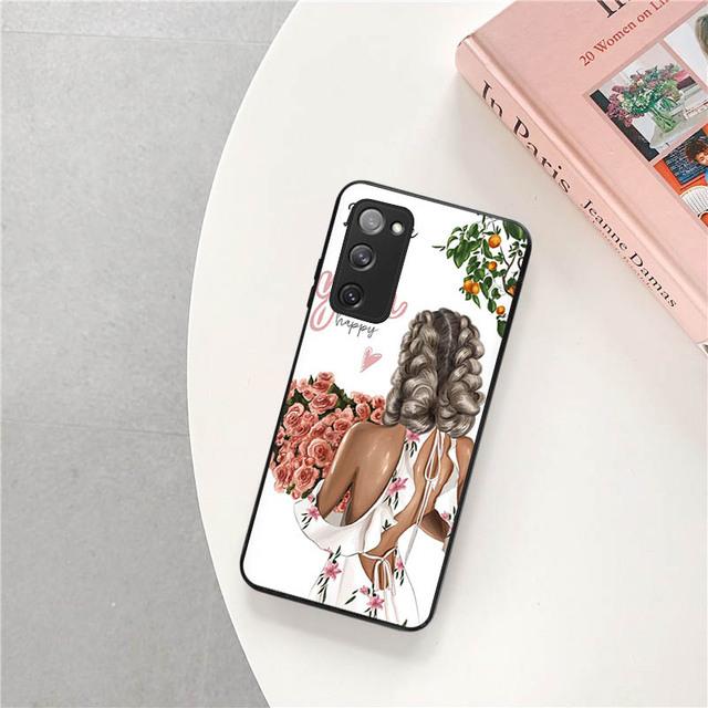 Чехол для Samsung S22 5g, мягкий чехол Girl Boss Art для Samsung Galaxy S21 S20 Fe S10 Plus Note 20 Ultra 10 Lite 9 8, чехол для телефона