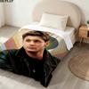 1PC Dean Winchester Patterned Flannel Blanket Suitable For All Seasons For Home Decor Warmth And Comfort Gifts Holiday Present