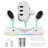 Magnetic Fast Charger Dock Compatible with Meta/Oculus Quest 3, Headset and Controller Charging Station Stand, 2 Rechargeable Batteries