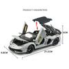 1/24 Lamborghini Aventador SVJ63 Литая Модель Автомобиля Игрушка Металлический Литой Автомобиль Звук и Свет Автомобильные Игрушки для Детей Транспортное Средство