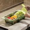 Выдвижная корзина для сушки Полка для сушки кухонной посуды Корзина для мытья овощей Корзина для сушки фруктов и овощей Раковина Ящик для хранения
