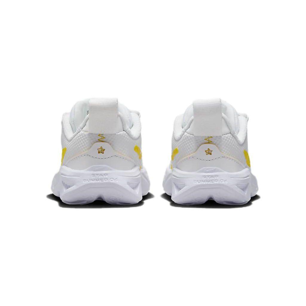 Nike Star Runner 4 TD Summit White Opti Yellow Детские кроссовки Ярко-Сульфур DX7616-101