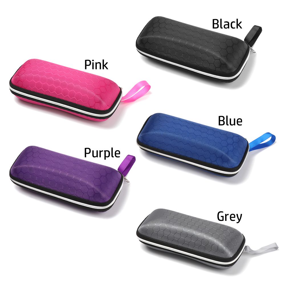 Портативная сумка прямоугольный жесткий футляр для очков на молнии защитная коробка для очков