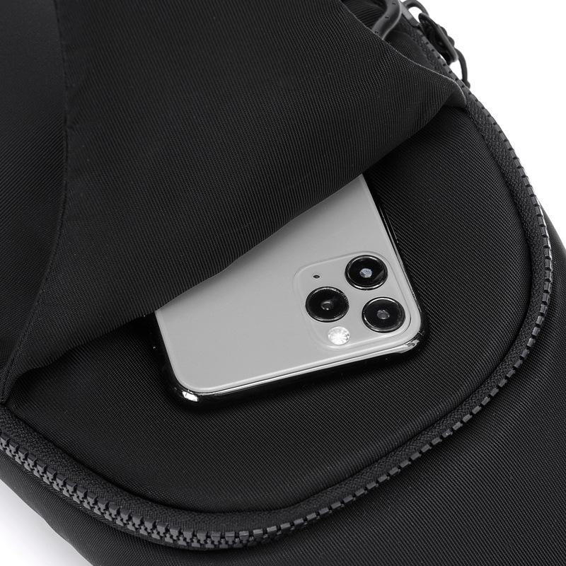 Мужской повседневный рюкзак из ткани Оксфорд в корейском стиле на грудь и плечо