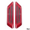 2PCS Car Exterior Air Intake Flow Side Fender Vent Wing Cover Trim Tuning Car Styling Shark Gill ABS 3D Decoration
