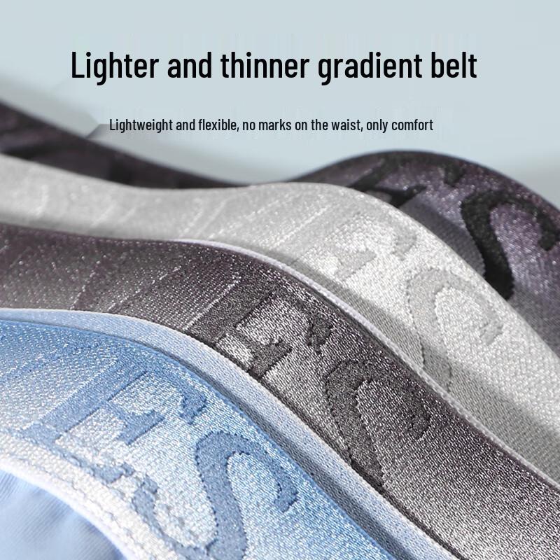 SEPTWOLVES Мужские быстросохнущие антибактериальные боксеры-брифы из ледяного шелка