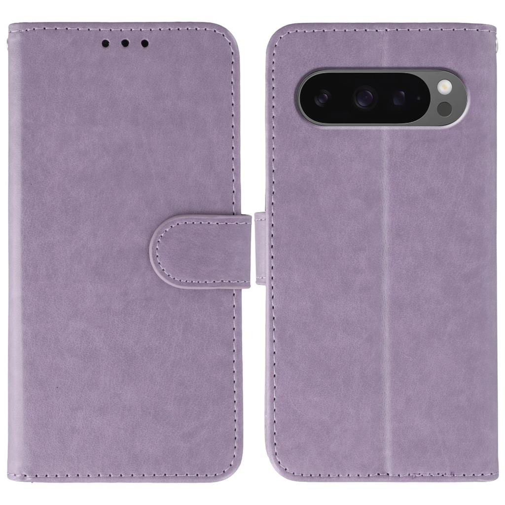 For Google Pixel 10 Pro XL/9 Pro XL Case PU Leather Flip Wallet Phone Cover with Strap