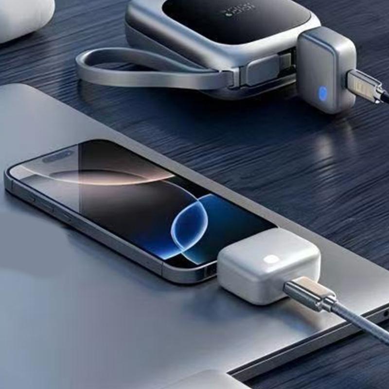 USB C Разветвитель Зарядки с Поддержкой Автоматического Отключения при Полной Зарядке, Кабель 1,5 м, 240 Вт для Телефона, Планшета, Ноутбука