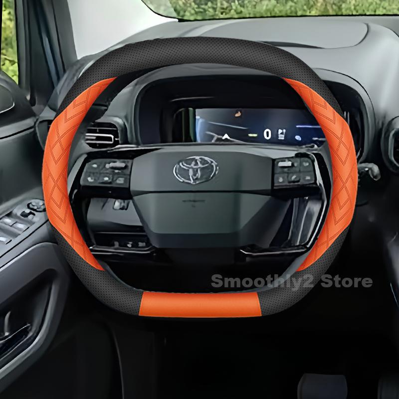 Кожаный чехол на руль автомобиля для нового Toyota Proace City 2025 Износостойкий Автомобильные аксессуары для интерьера рулевого колеса 2025