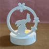 Easter Rabbit Candle Holder Mold with Base for Making Easter Decoration Candle Holder Tealight Holder Table Ornament