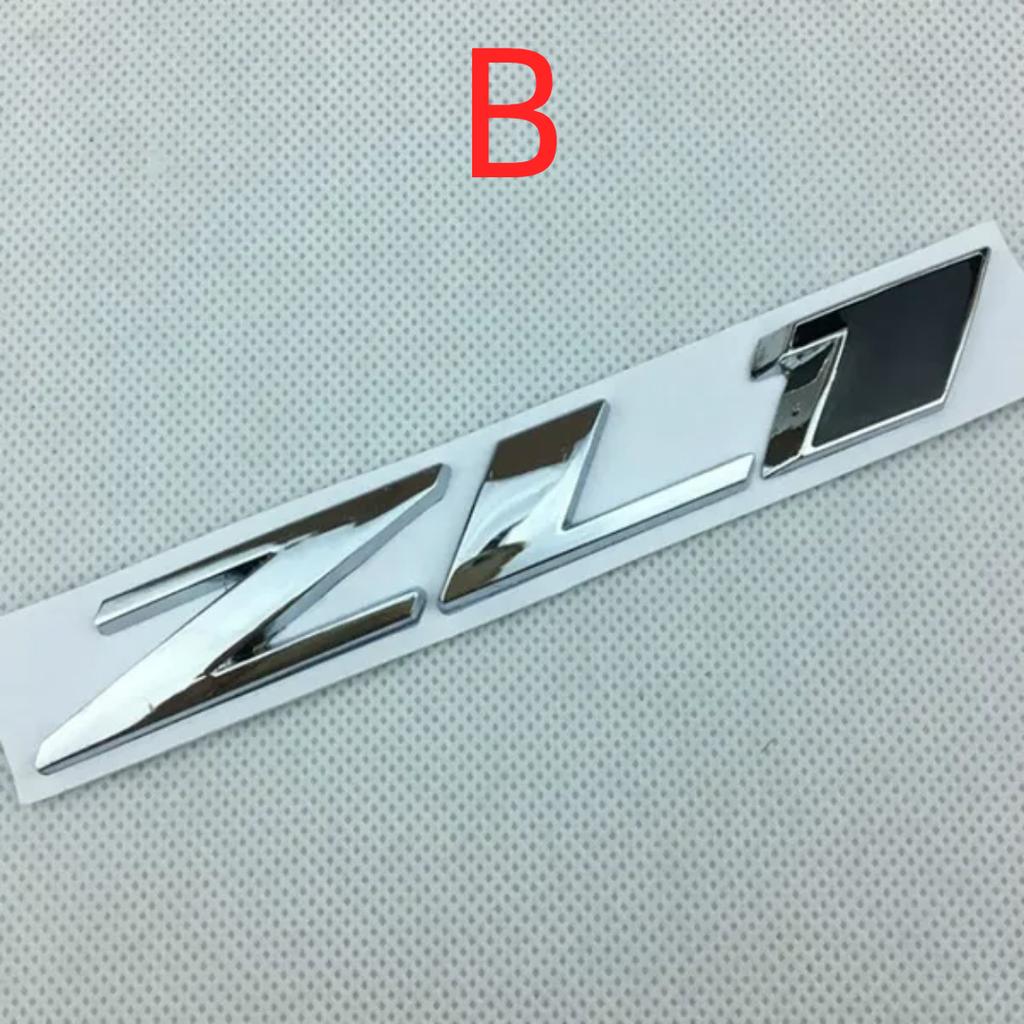 1 шт., Стайлинг автомобиля, покрытие из цинкового сплава, эмблема ZL1, задний значок, боковая наклейка с логотипом, наклейка для C/hevrolet C/amaro и т. д.