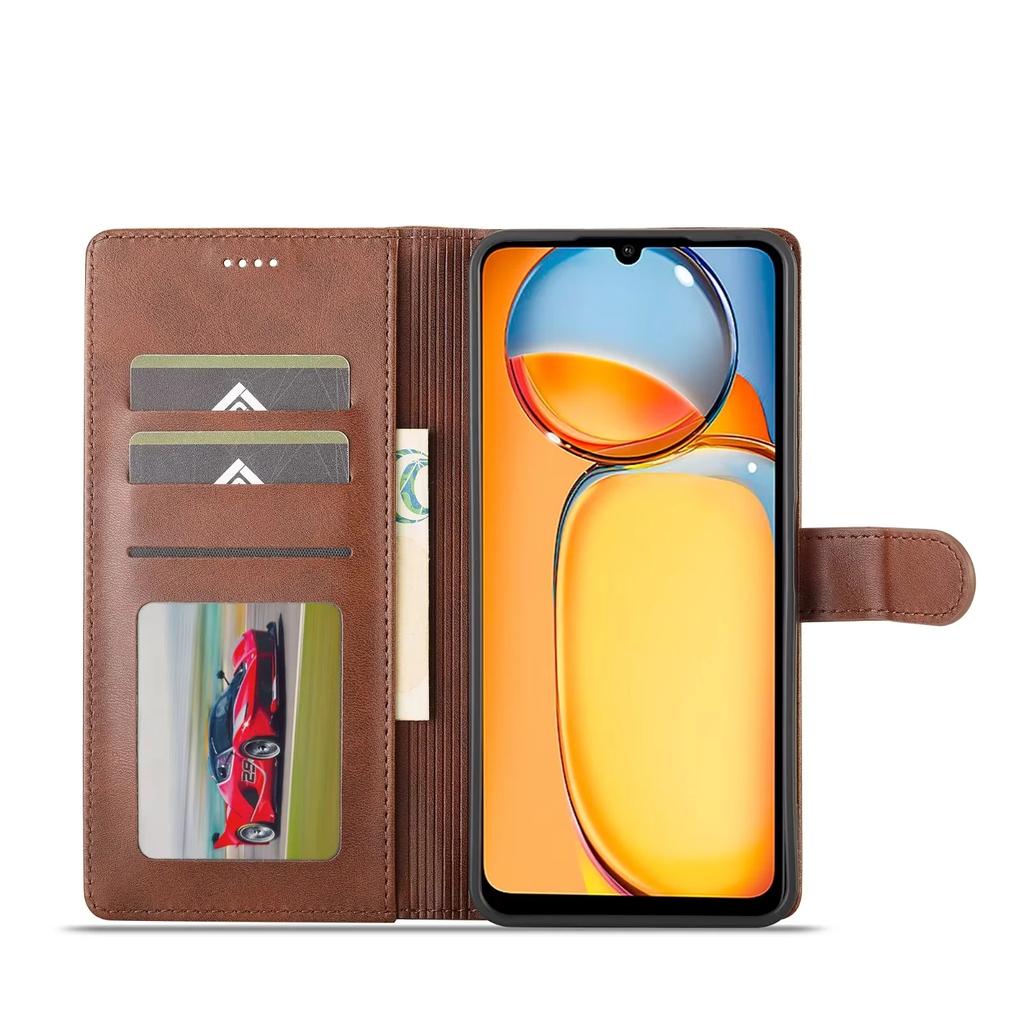 Leather Flip Case For Samsung Galaxy A55 A15 A25 A35 A16 A06 A05S A14 A24 A34 A54 A13 A23 A33 A53 Wallet Cover A52 A32 A22 A12