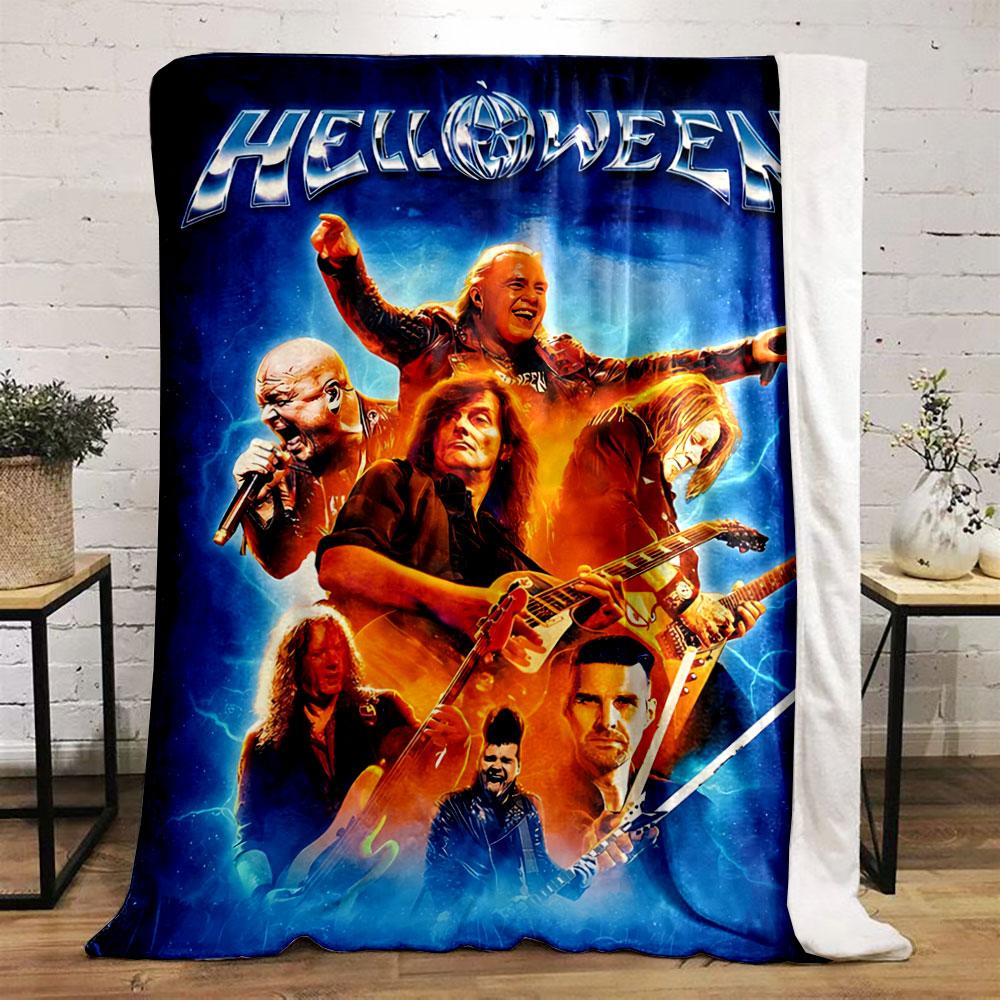 Helloween Band Blanket Art for all seasons blanket lunch break throw gift