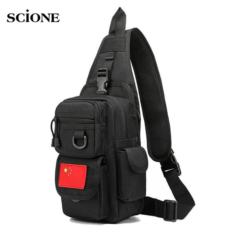 Men Military Bag Shoulder Bag Shoulder Tactical Sling Chest Army Backpack Molle Riding Camouflage Pack Outdoor Sport Bag