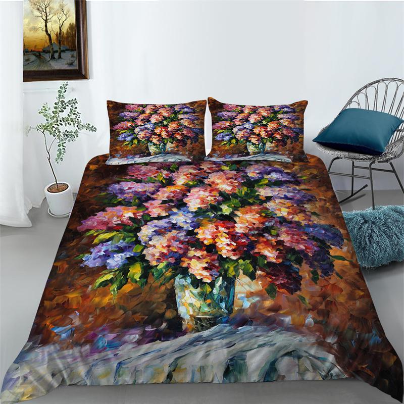 Bohemian Duvet Cover Suit Cartton Quilt Cover Polyester King Size Bedding Fashion Home Textiles Bedding Sets