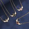 Copper Micro Inlaid Angel Wings Collarbone Chain Versatile Zirconia Heart Crown Slimming Necklace