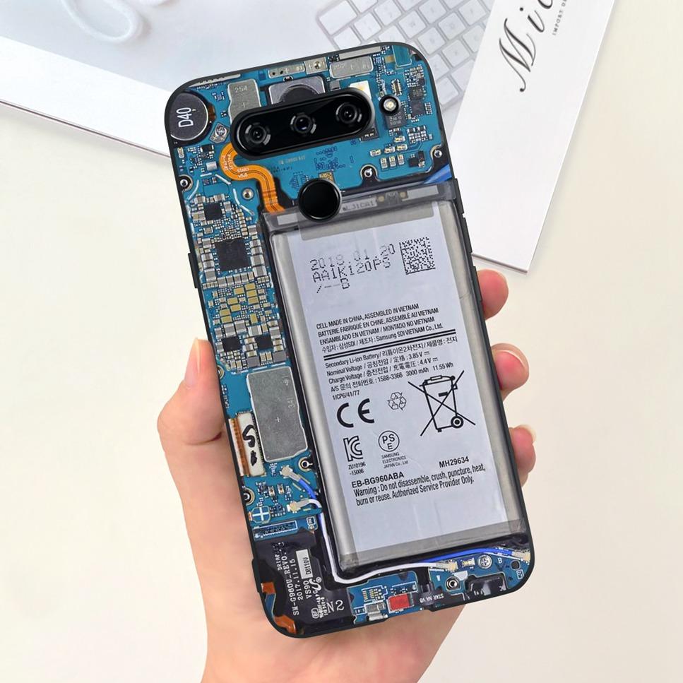 Case For LG V40 ThinQ Cartoon Astronaut Dinosaur Soft Silicon Black Cover For LG V50 V50S ThinQ 5G LG V30 2017 Bumper Phone Case