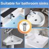 Stainless Steel Pop-Up Sink Drain Strainer - Removable Basket for Bathtub & Shower, Hair Catcher & Clog Preventer