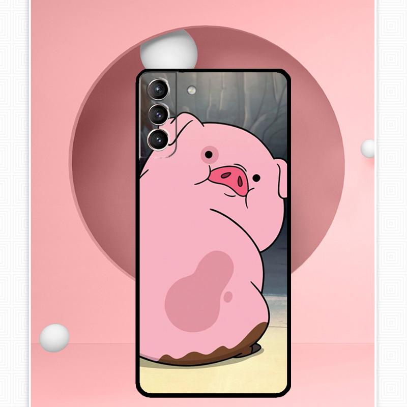 Мультяшный Чехол-Свинка Для Samsung Galaxy S24 Ultra S20 S21 S22 S23 S25 Ultra S9 S10 Plus S25 FE Чехол Funda