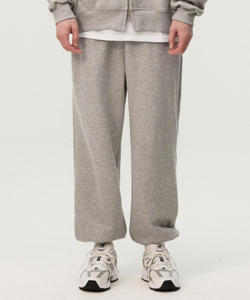 TOPBOY [2Pack Non-Fleece Or Fleece] Essential Elastic Waist Sweat Jogger Pants 3 Colors (Type B)