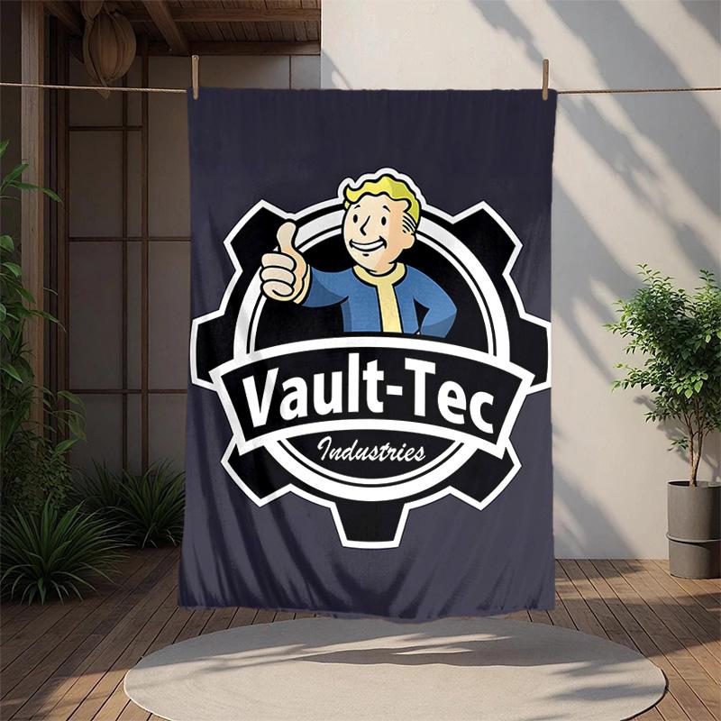 Vaulttec Flannel Blanket Soft Warm All-Season Throw, Design for Camping, Car Travel, Hiking Sofa, Bed, Office Perfect Gift for Parties