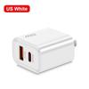Зарядное устройство USB Type C мощностью 55 Вт, быстрая зарядка 3.0, адаптеры для зарядки телефонов для iPhone 16, 15 Pro Max, Xiaomi, Samsung, быстрое настенное зарядное устройство Type C