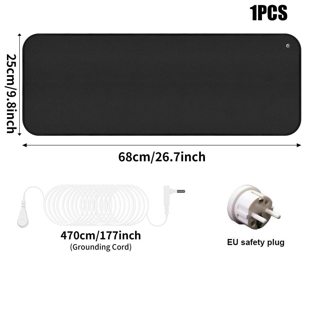 Различные размеры Заземляющий коврик Контакт с землей для ног Комфорт мышц Портативный для путешествий Прочный Для использования в помещении и на улице