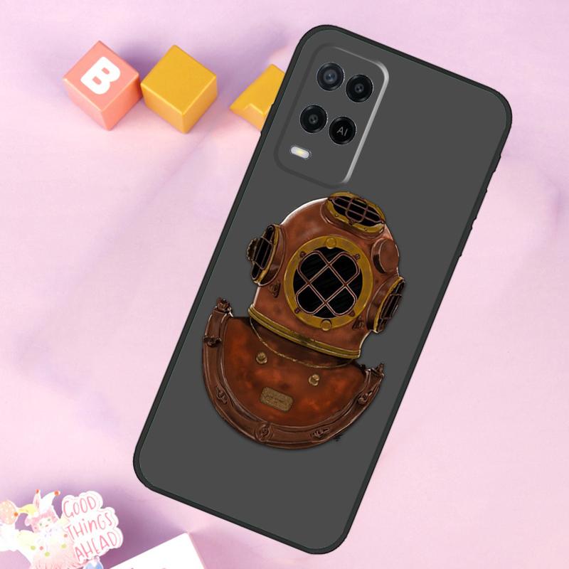 Scuba Diving Diver Case For Oppo A54 A74 A94 A40 A60 A80 A18 A38 A58 A78 A98 A96 A76 A16 A15 A17 A57 A5 A6 Pro