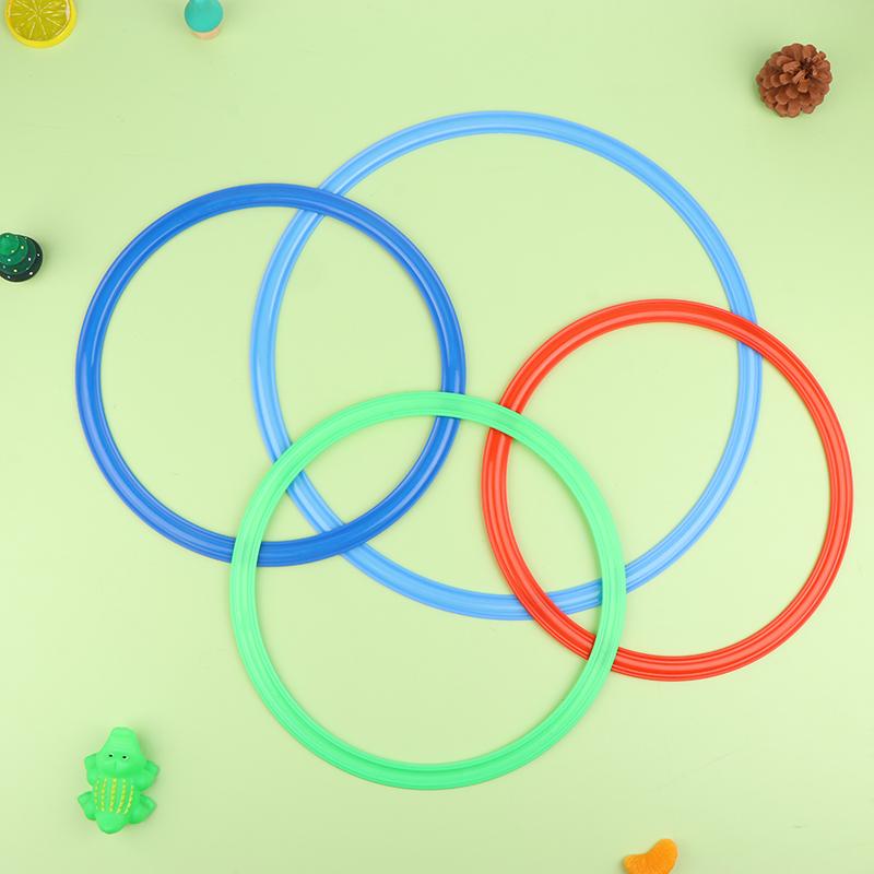 10Pcs Outdoor Funny Physical Training Sport Lattice Jump Rings Portable Football Soccer Speed Agility Training Rings