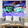 Super-Monsters Print Tapestry, Backdrop, Easy Setup, Ideal for Bedroom, Office & Living Room, with Aesthetic Wall Hanging Decor.