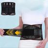 Nylon Waist Trainer Belt Black Spine Support Belt New Back Brace Spine Support