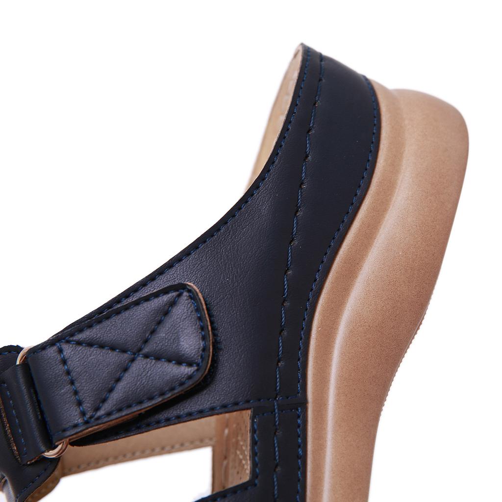 Women Wedge Slippers Premium Slippers Vintage Anti-slip Casual Female Platform Retro Shoes Orthopedic Sandals Woman Slippers