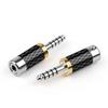 Plug For NW-WM1ZA4.4 4.4mm 5 Pole Male Balanced Adapter 5 Poles Stereo Jack Carbon Fiber Audio Jack