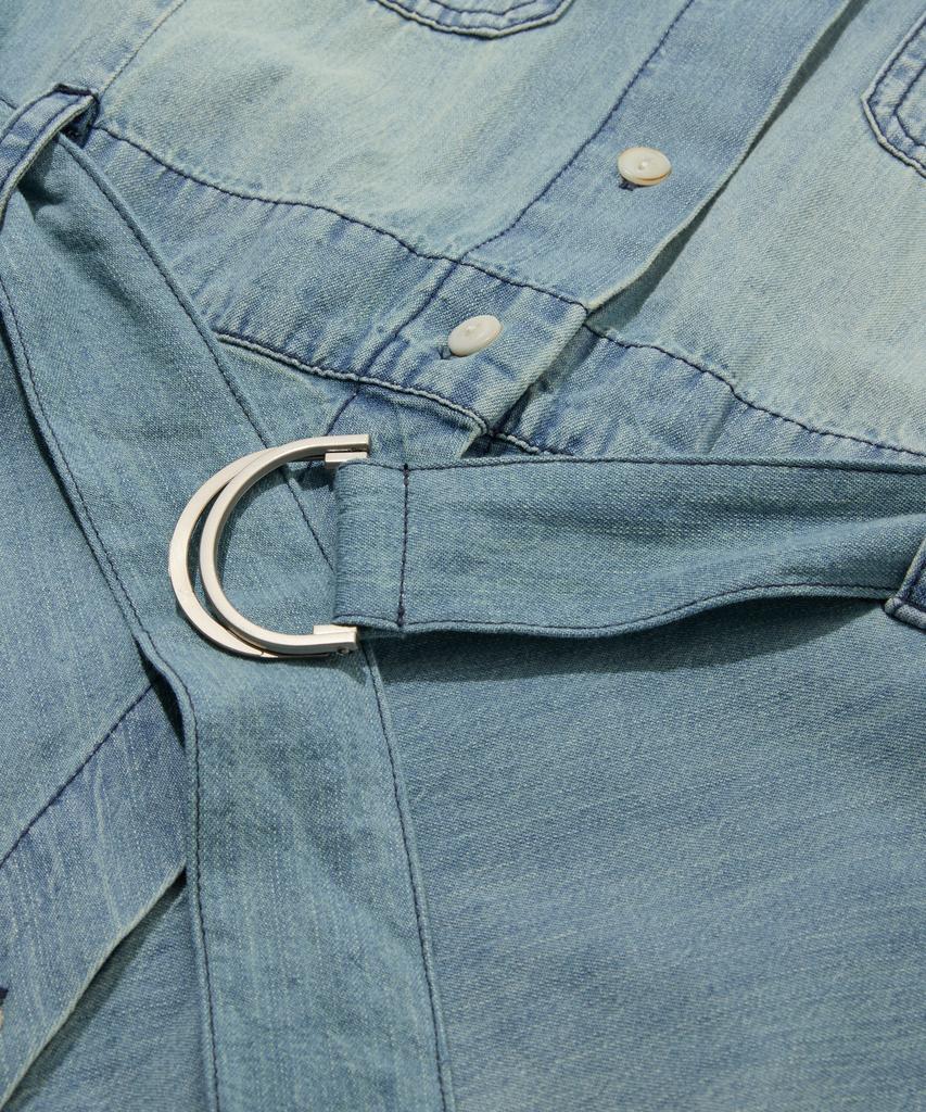 Penfield Denim Washed Shirt Dress Indigo_Fs2Ws42F