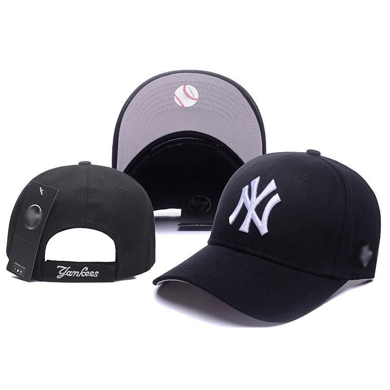MLB Baseball Cap Flat Brim Adjustable Snapback Street Style Embroidered Men Women