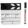 Mini Acrylic Director Scene Clapperboard TV Movie Action Board Film Cut Prop with Pen